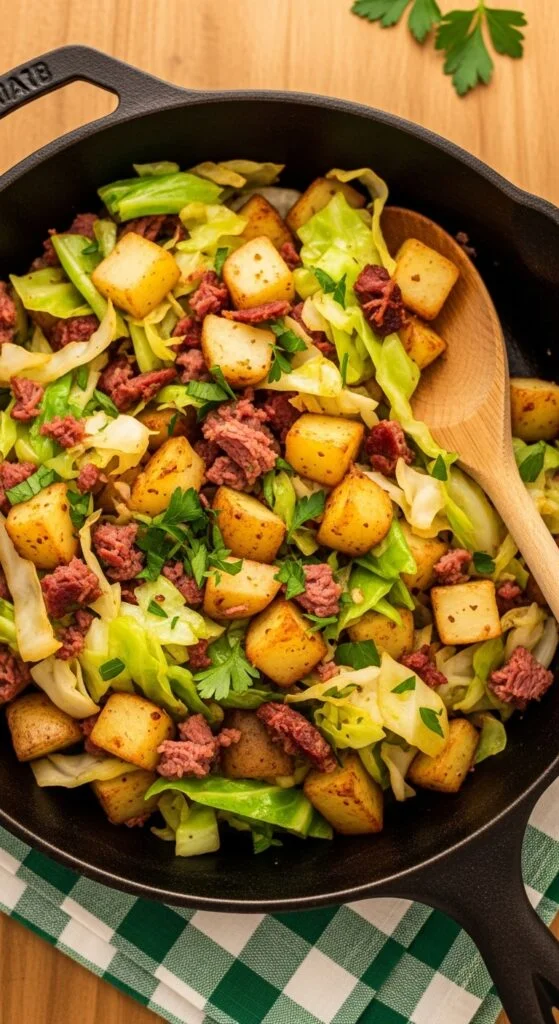 Cabbage and Potato Stir-Fry