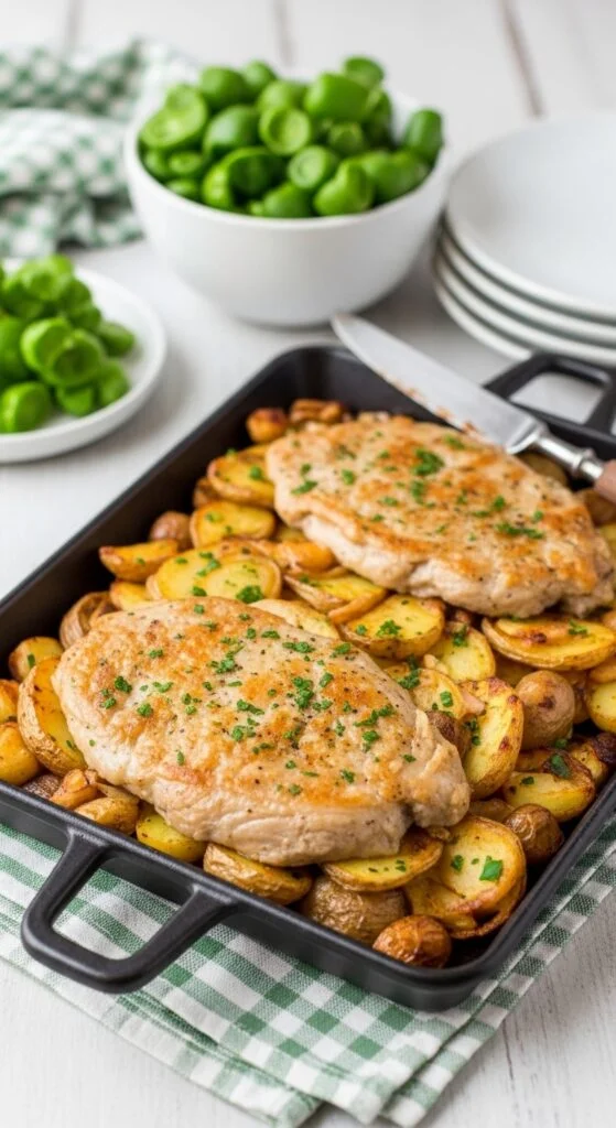Chicken and Potato Sheet Pan Dinner