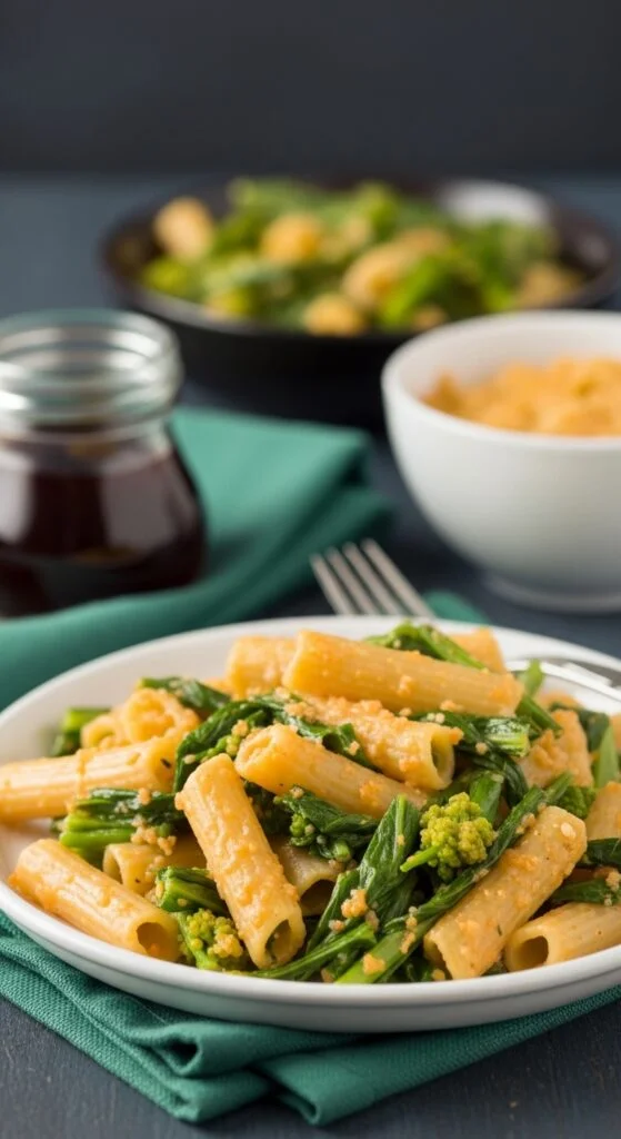Baked Ziti With Green Vegetables