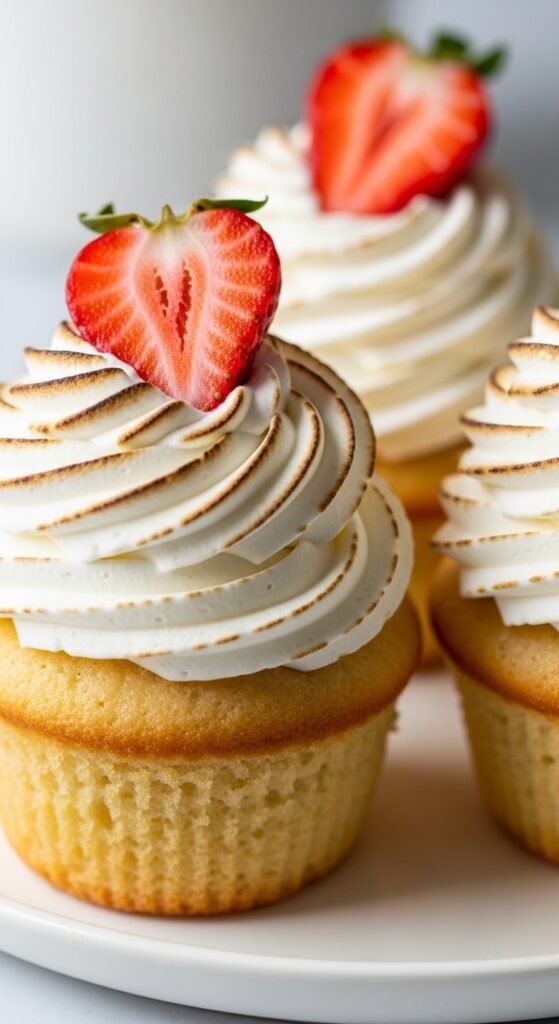 Strawberry Shortcake Cupcakes