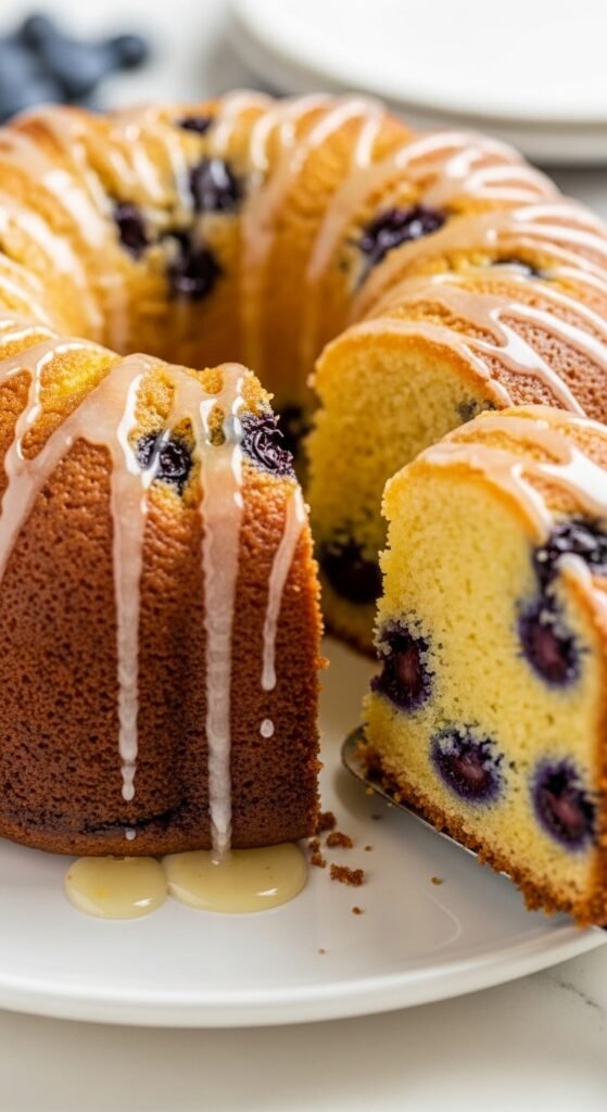 Blueberry Lemon Pound Cake
