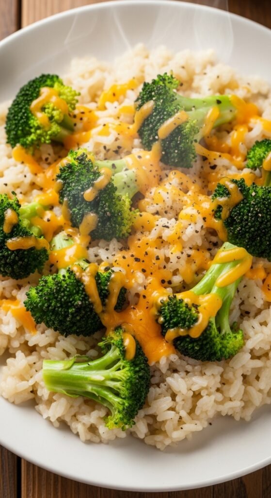Broccoli and Cheddar Rice