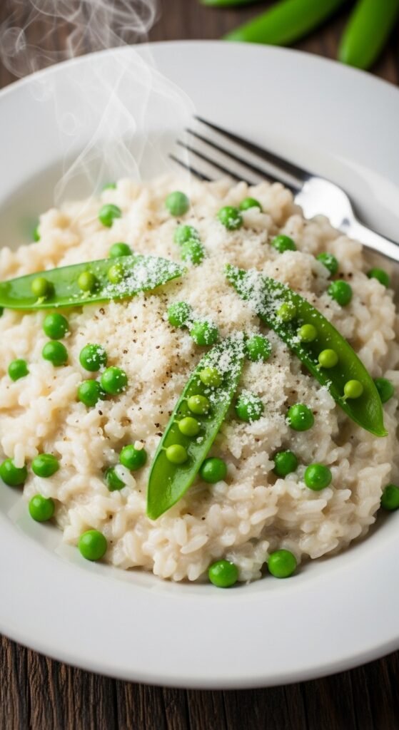 Pea and Parmesan Risotto