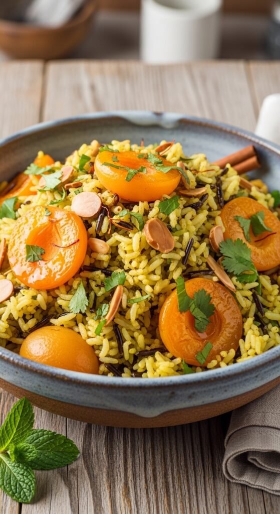 Apricot and Almond Rice Pilaf