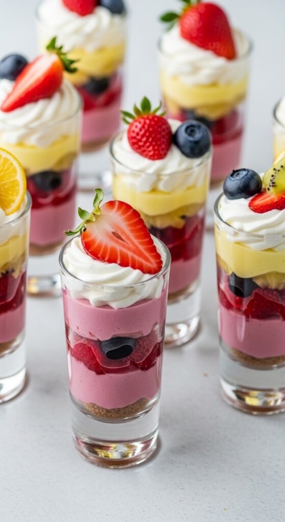 How to make dessert shooters