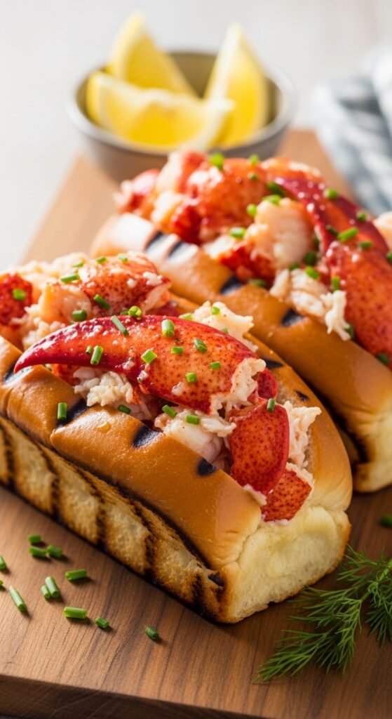 Lobster Rolls with Old Bay Butter