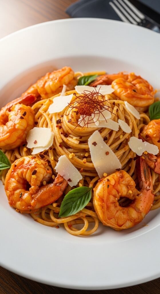 Spicy Shrimp Pasta