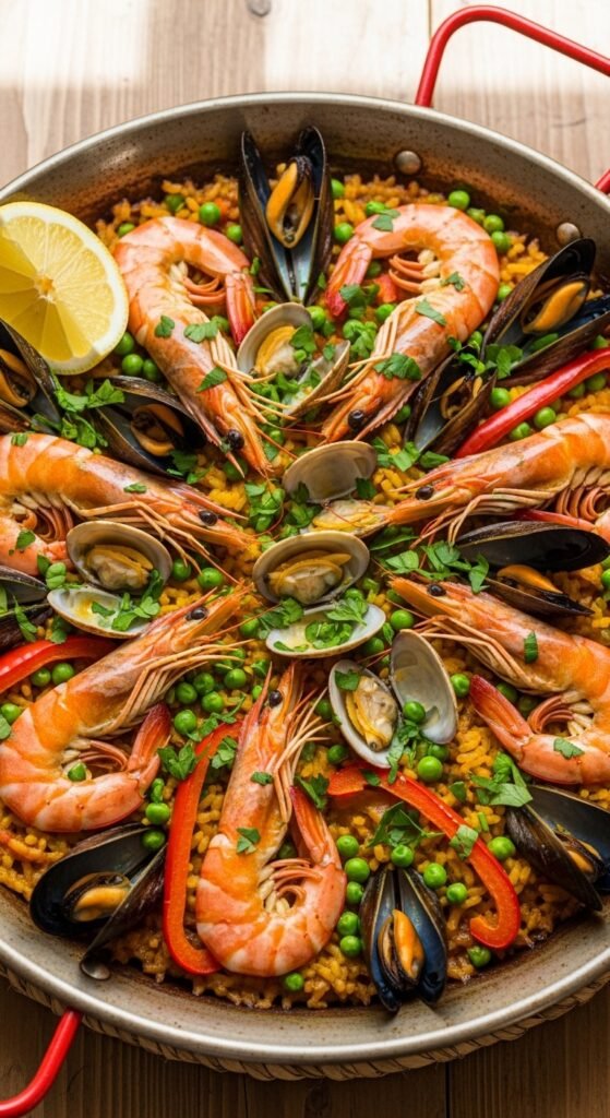 Spicy Seafood Paella