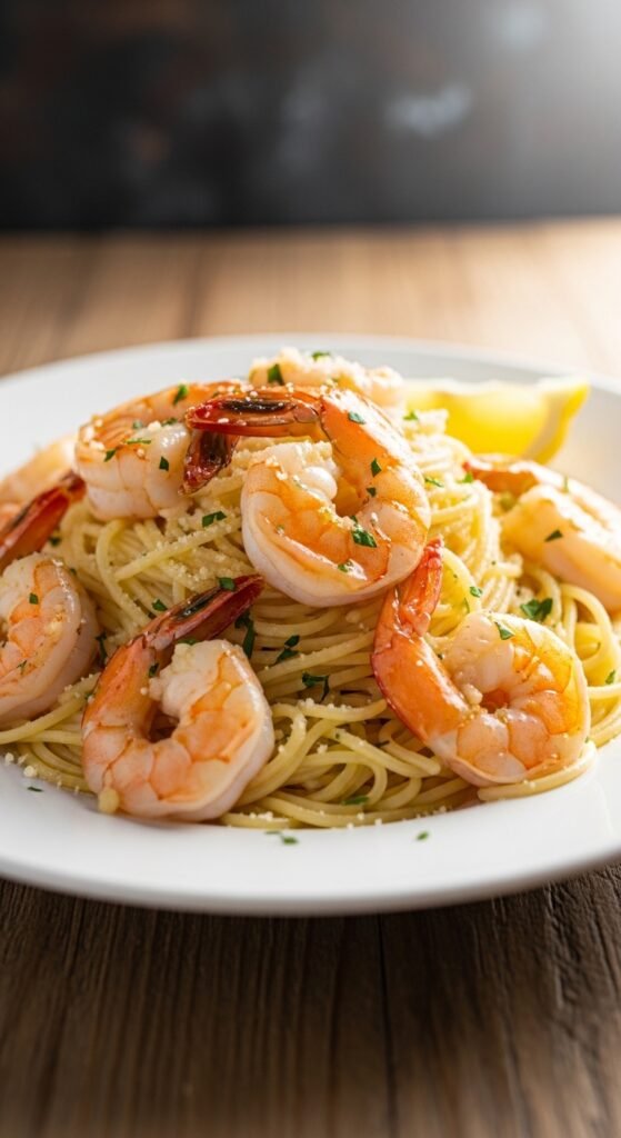 Shrimp Scampi with Angel Hair Pasta