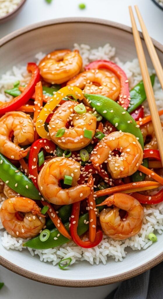 Shrimp Stir-Fry with Vegetables