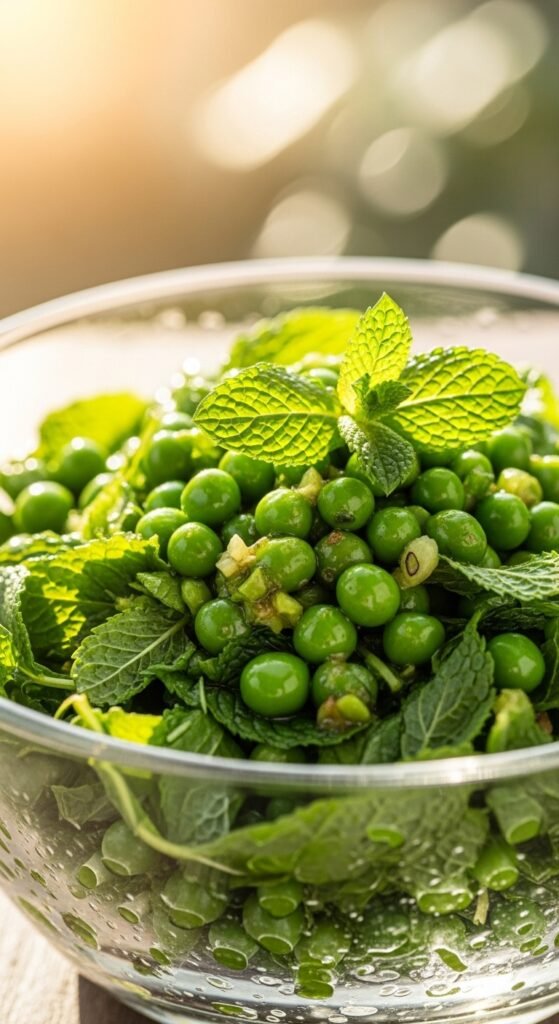 Spring Pea and Mint Salad