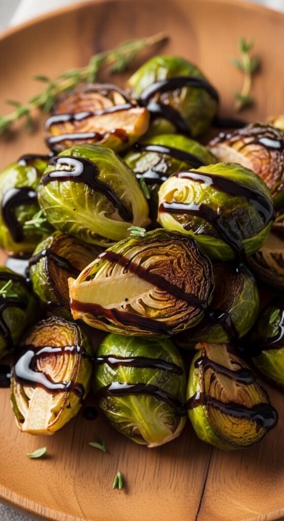Brussels Sprouts with Balsamic Glaze