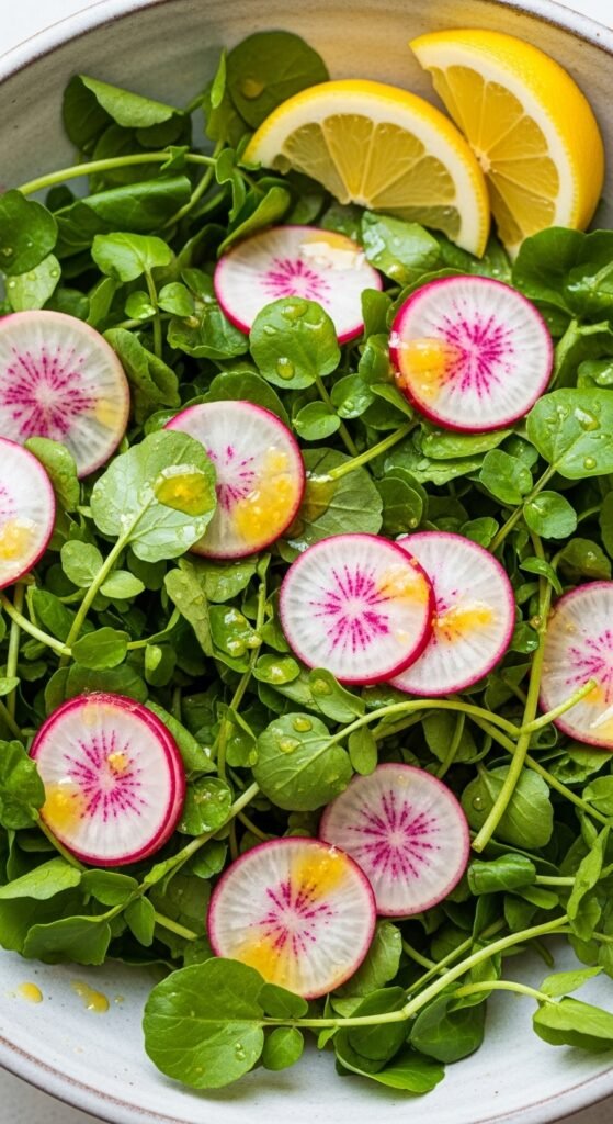 Watercress and Radish Salad
