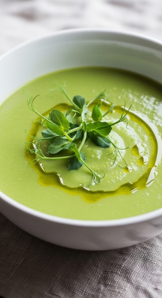 Broccoli and Pea Soup