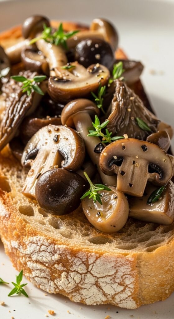 Thyme Mushroom Toast