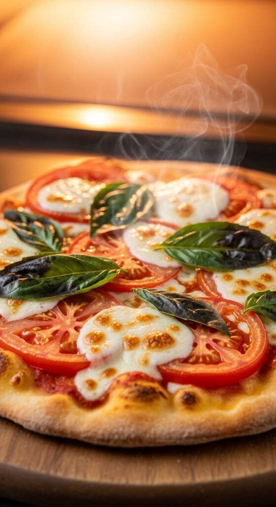 Basil Tomato Flatbread