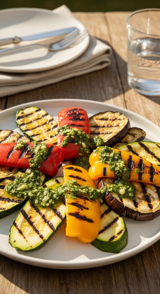 Chimichurri Grilled Vegetables