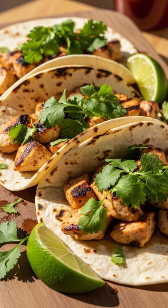 Cilantro Lime Chicken Tacos
