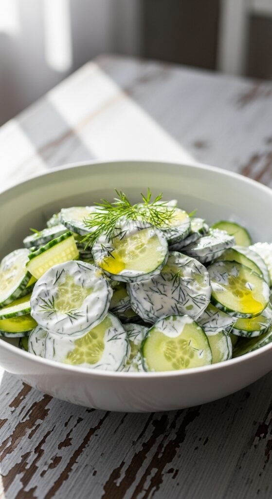 Dill Cucumber Salad