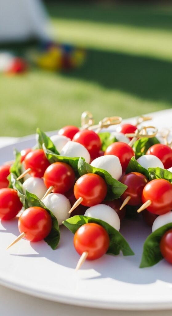 Mini Caprese Skewers