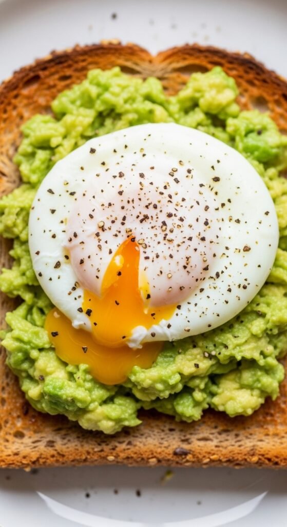 Avocado Toast with Poached Eggs