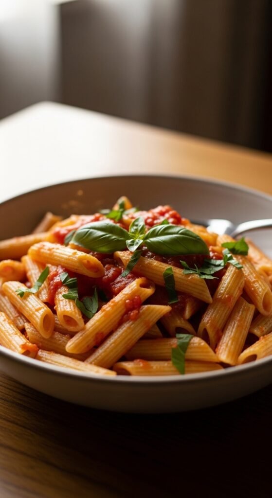 Pasta with Light Tomato Sauce