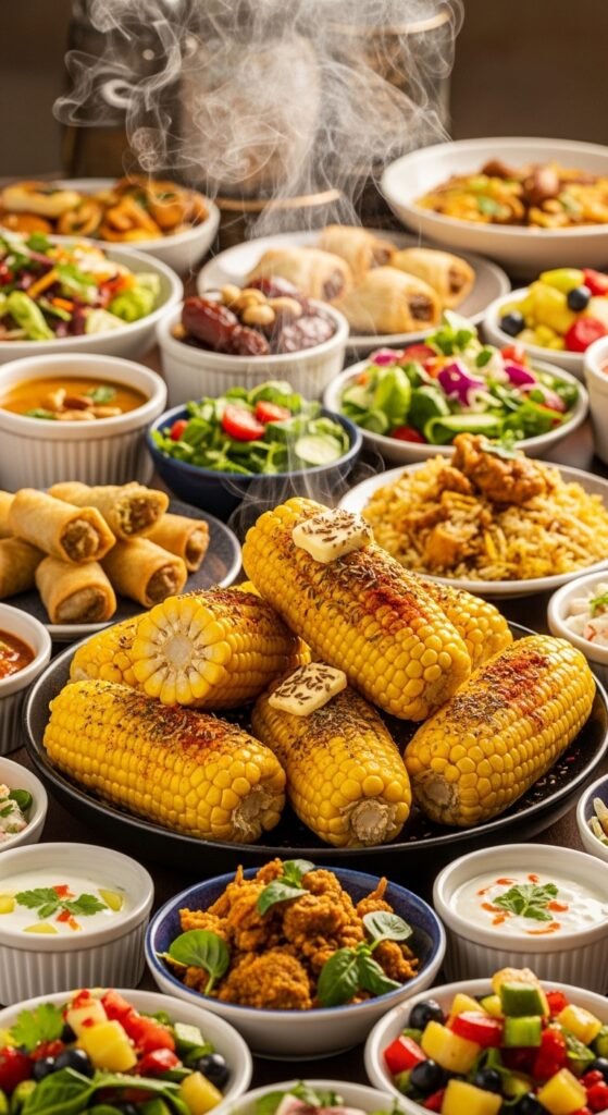 Boiled Corn with Butter