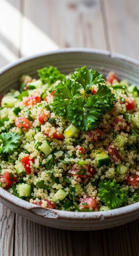 Quinoa Tabbouleh with Parsley