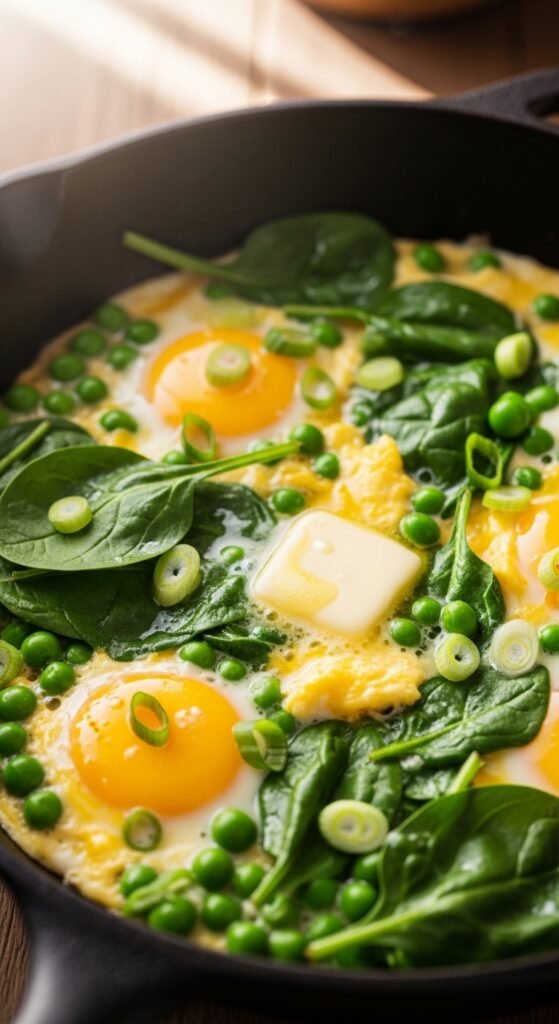 Spring Veggie Egg Scramble