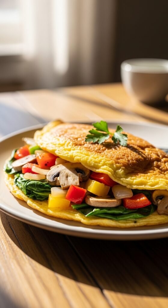 Spring Veggie Omelet