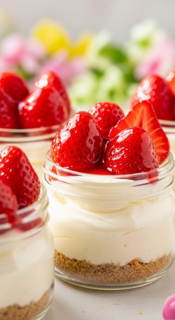 Strawberry Cheesecake Cups