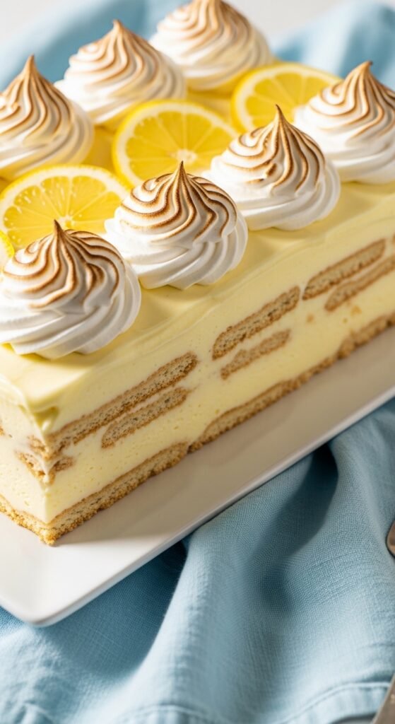 No-Bake Lemon Icebox Cake