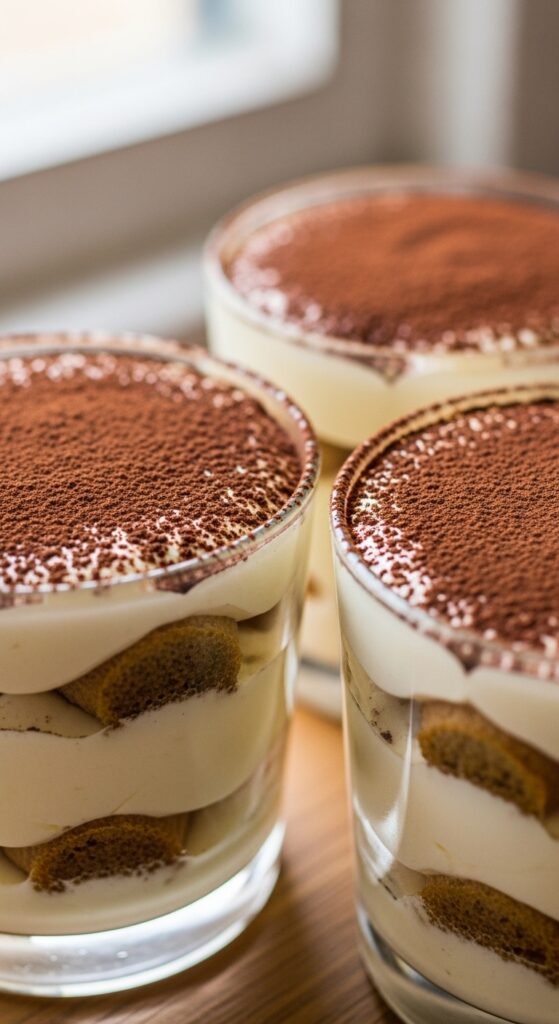 No-Bake Tiramisu Cups