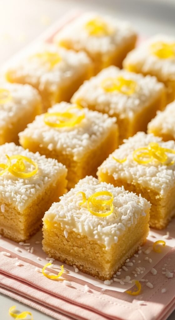 Lemon Coconut Bars