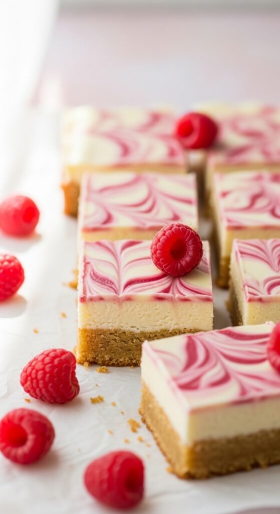No-Bake White Chocolate Raspberry Bars