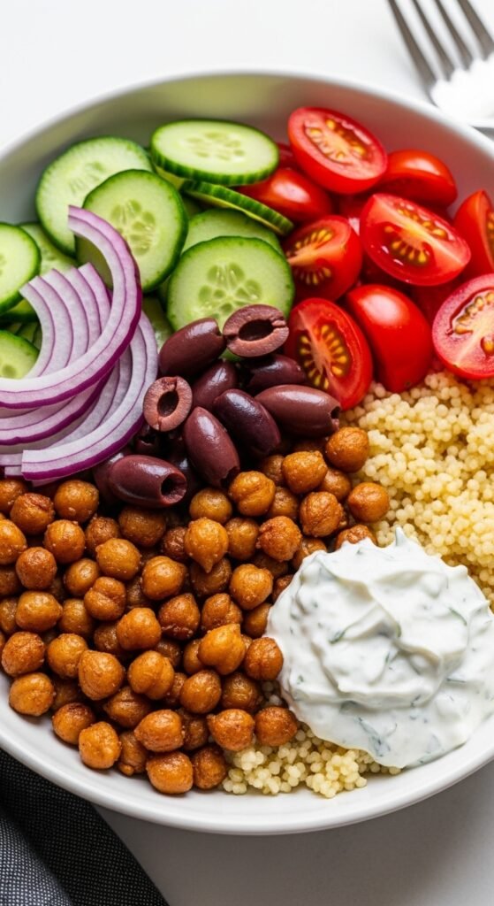 Mediterranean Chickpea Bowls
