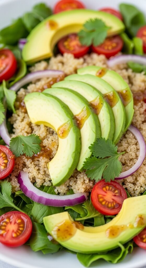 Avocado and Tomato Quinoa Salad