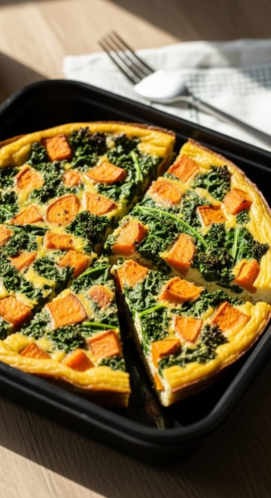 Sweet Potato and Kale Frittata