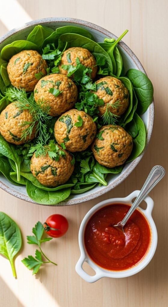 Turkey and Spinach Meatballs