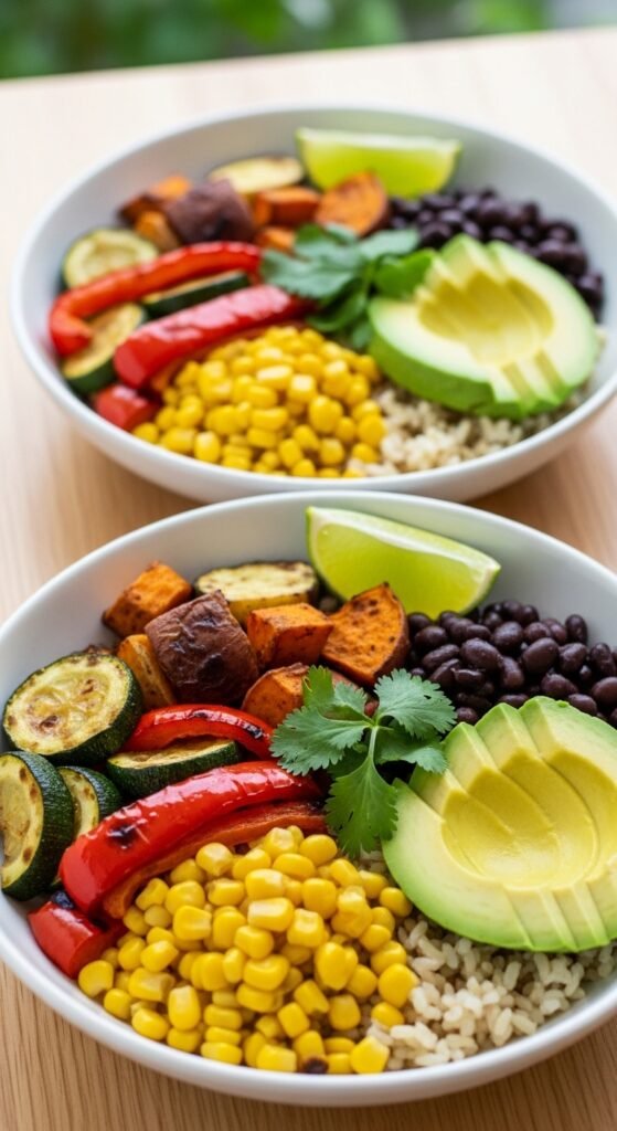 Veggie-Packed Burrito Bowls