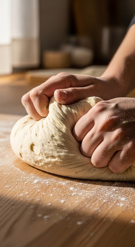 Mixing and Kneading the Dough
