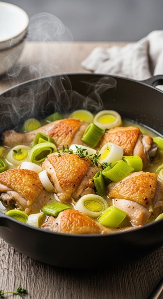 One-Pot Chicken and Leek Comfort Pot