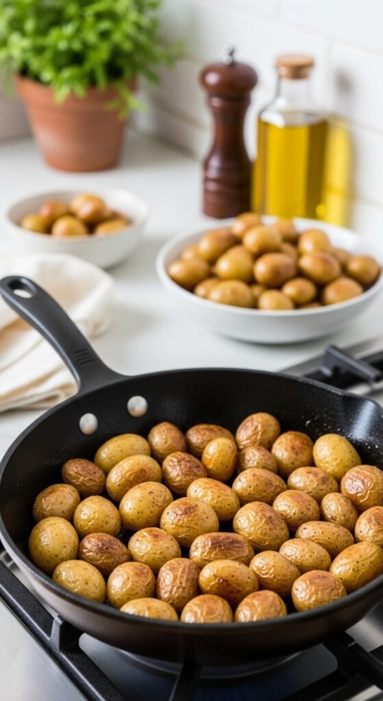 Pan-Roasted Baby Potatoes