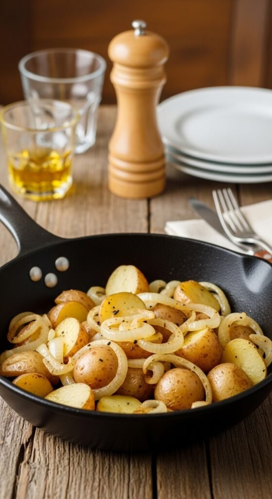 Potato and Onion Skillet Dinner