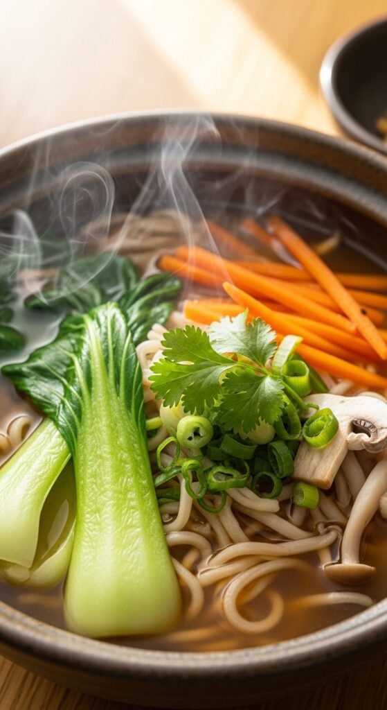Quick Vegetable Noodle Soup