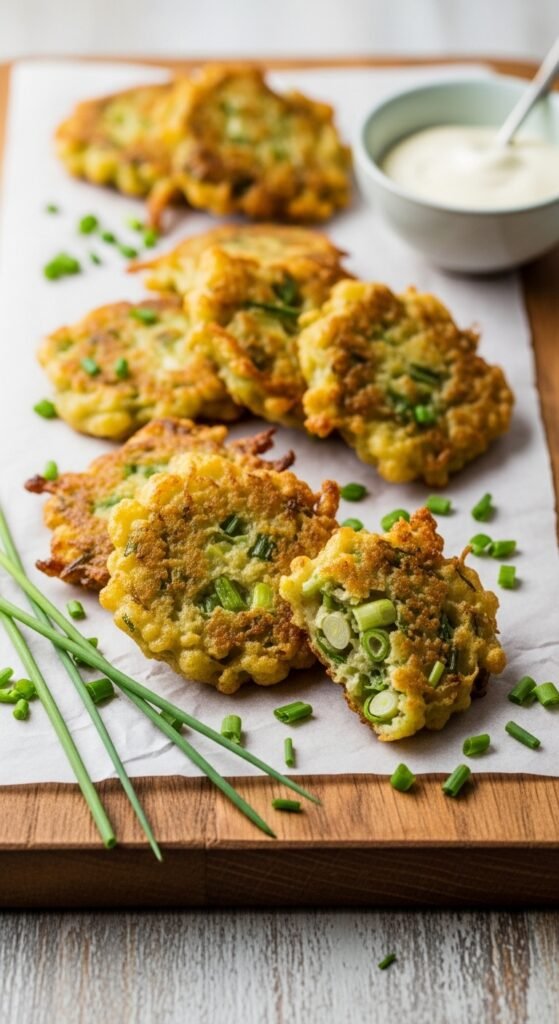 Spring Onion Fritters
