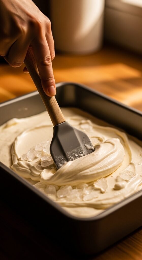 Stir or Whisk During Freezing (When Needed)  