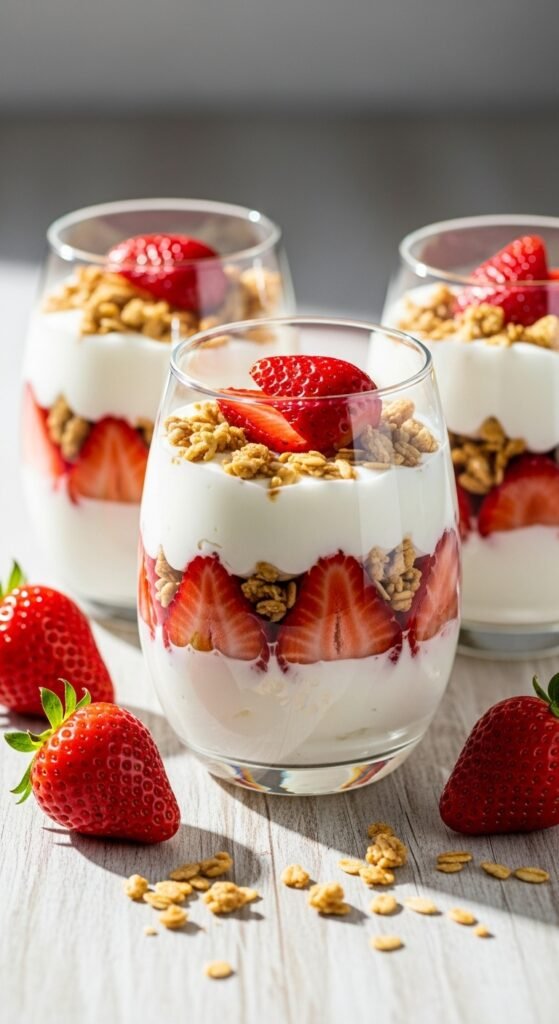 Strawberry Yogurt Parfaits