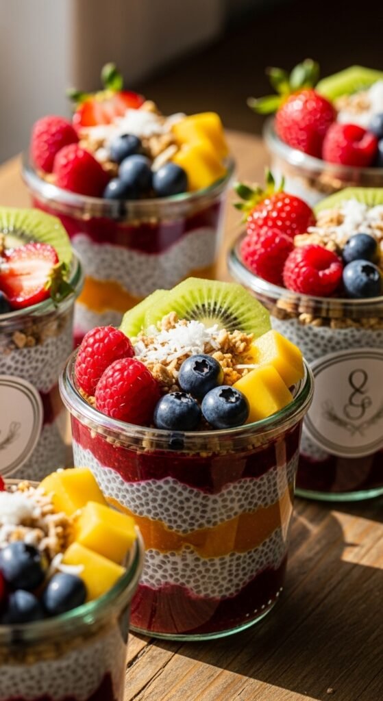 Vanilla Chia Pudding Cups