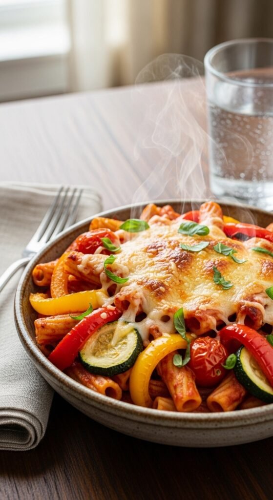 Weeknight Baked Ziti Shortcut